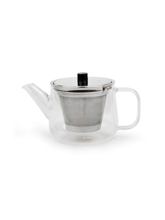 Bredemeijer Τσαγιέρα με Φίλτρο Γυάλινη Διάφανη 1100ml