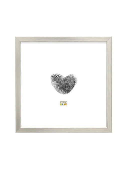 Deknudt S41jd1 Κορνίζα Ξύλινη 30x30cm με Ασημί Πλαίσιο