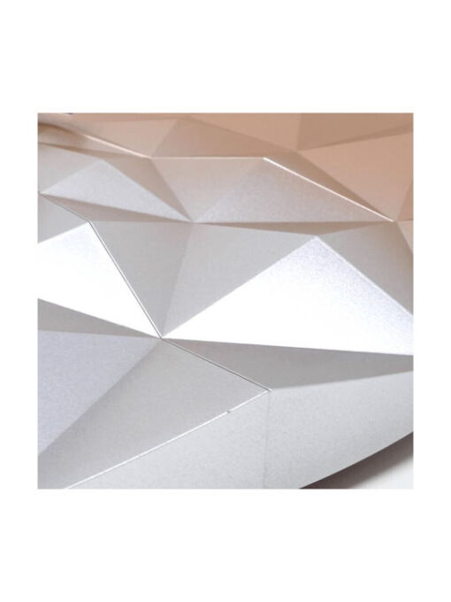TFA Diamond Ρολόι Τοίχου Πλαστικό Γκρι 44.5cm - Image 4