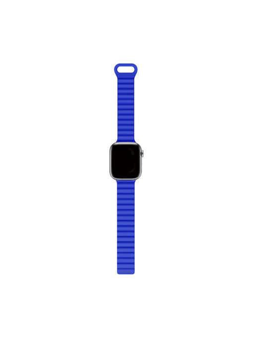 Decoded Silicone Magnet Traction Loop Strap Λουράκι Galac Blue (Apple Watch 44/45/46mm/Ultra 49mm) - Image 2