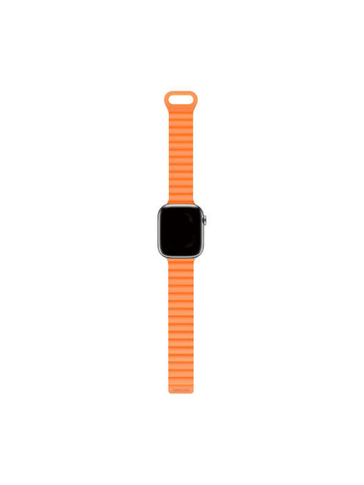 Decoded Silicone Magnet Traction Loop Λουράκι Apricot (Apple Watch 44/45/46mm/Ultra 49mm) - Image 2