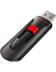 Alternative view of Sandisk Cruzer Glide 64GB USB 2.0 Stick Μαύρο