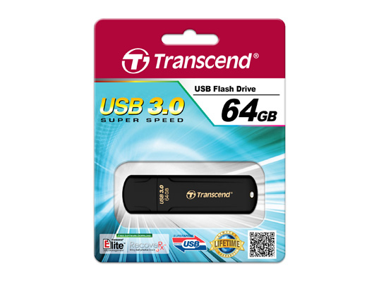 Transcend Jetflash 700 64GB USB 3.0 Stick Μαύρο - Image 6
