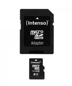 Alternative view of Intenso microSDHC 4GB Class 10 High Speed με αντάπτορα