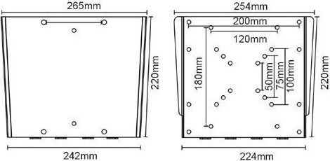 Reflecta 23079 Βάση Τηλεόρασης Τοίχου έως 40" και 30kg - Image 2