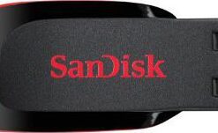 Alternative view of Sandisk Cruzer Blade 128GB USB 2.0 Stick Μαύρο