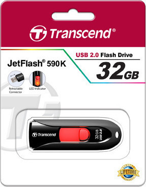 Transcend Jetflash 590 32GB USB 2.0 - Image 3