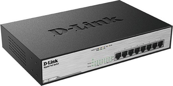 D-Link DGS-1008MP Unmanaged L2 PoE+ - Image 3