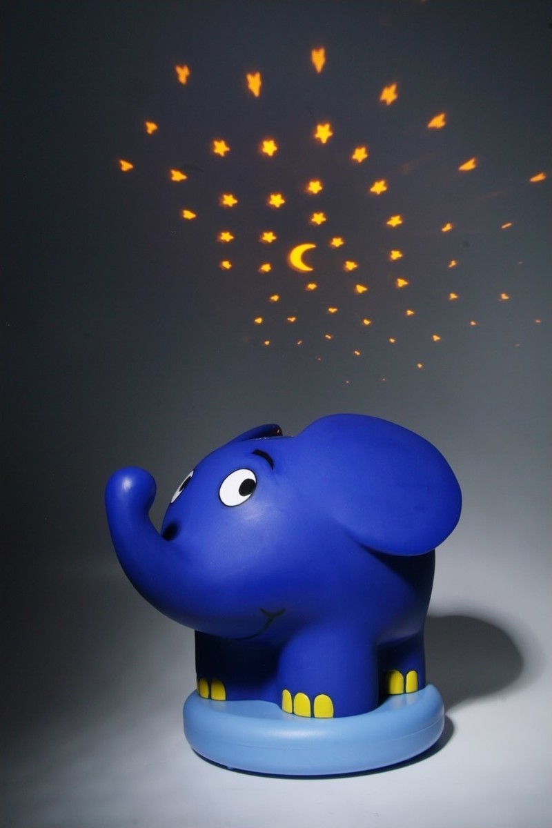 Ansmann Led Παιδικό Διακοσμητικό Φωτιστικό Lullaby-Starlight Elephant Μπλε - Image 3