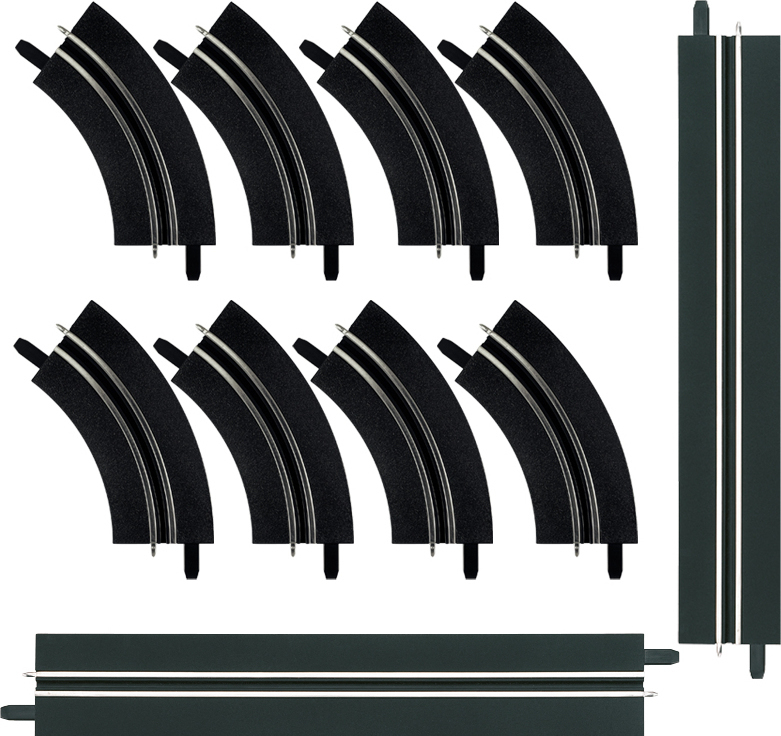 Carrera Single Lane Straight & Curve Extension Set για 8+ Ετών - Image 2
