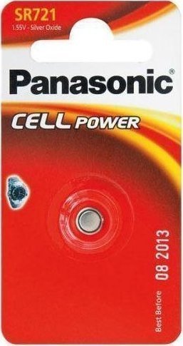 Panasonic Cell Power SR721 Μπαταρία Silver Oxide SR58 1.55V 1τμχ