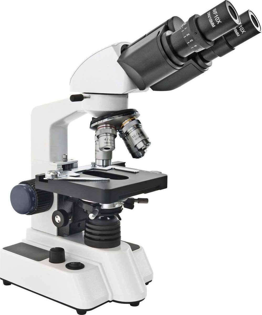 Bresser Bino Researcher II 40-1000x Microscope Βιολογικό Μικροσκόπιο Εκπαιδευτικό Διόφθαλμο 40-1000x - Image 2