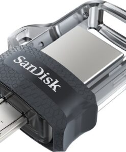 Sandisk Ultra Dual Drive M3.0 64GB USB 3.0 Stick με σύνδεση USB-A & micro USB-B Μαύρο