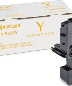 Kyocera TK-5220Y Γνήσιο Toner Laser Εκτυπωτή Κίτρινο 1200 Σελίδων (1T02R9ANL1)