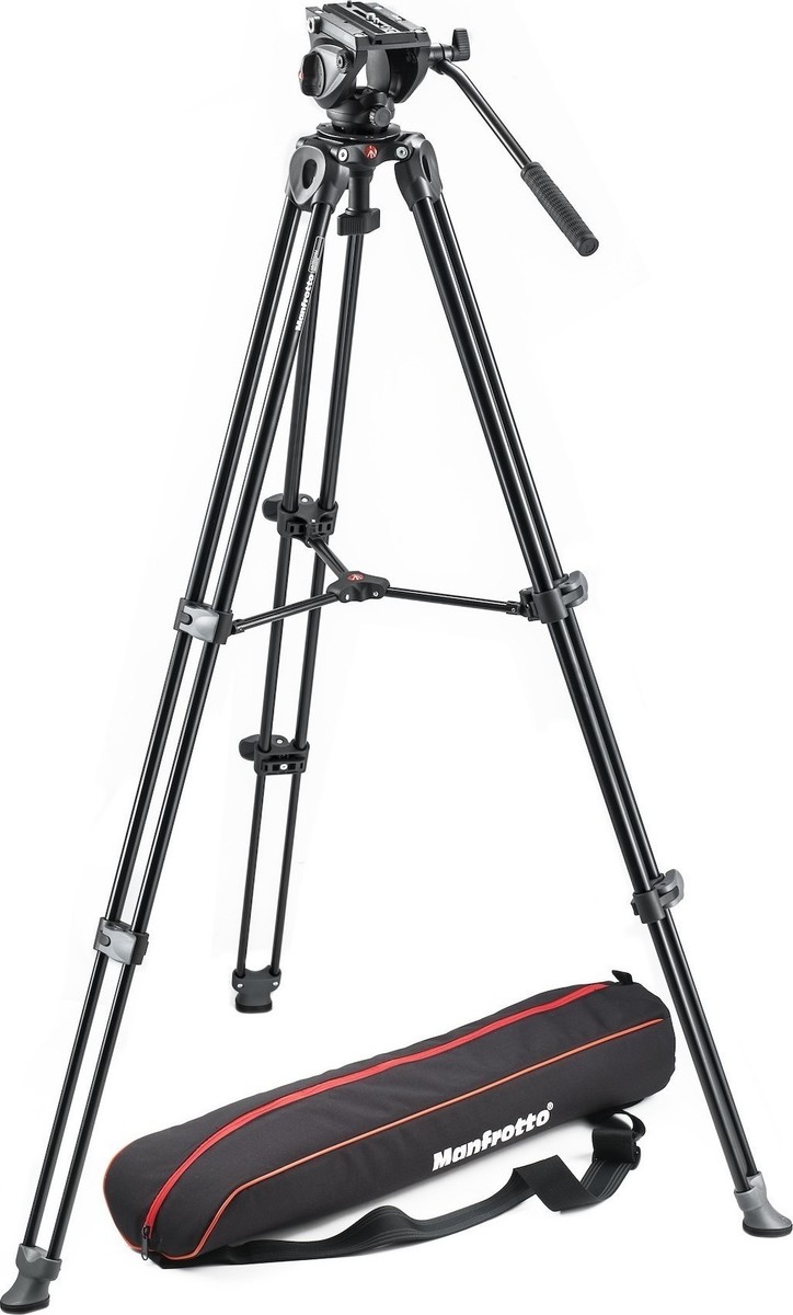 Manfrotto Tripod With Fluid Video Head Lightweight With Side Lock Τρίποδο - Βίντεο