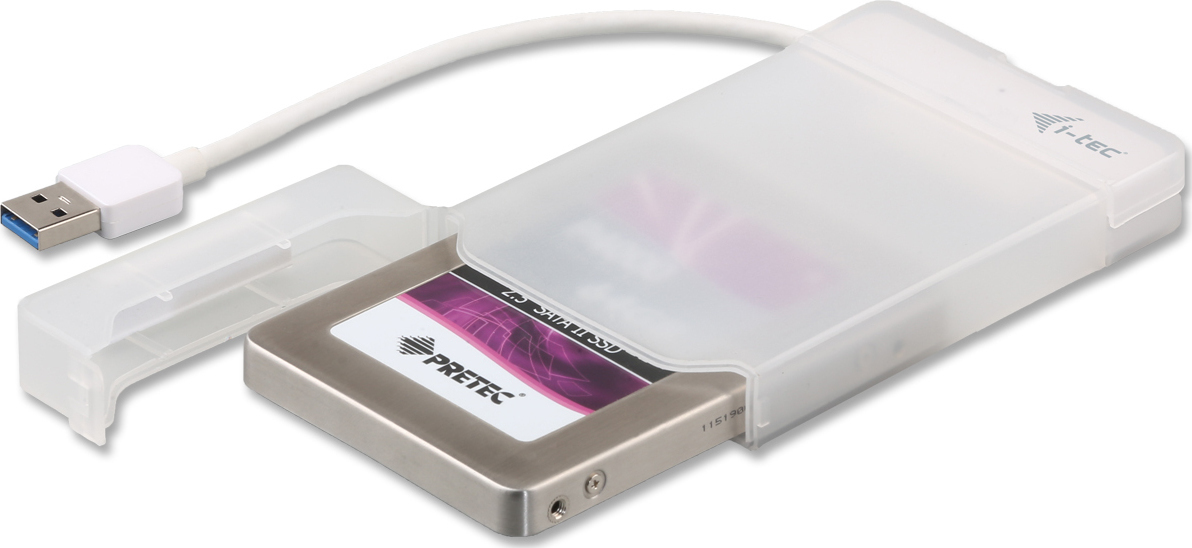 i-tec Mysafe Easy Θήκη για Σκληρό Δίσκο 2.5" SATA III με σύνδεση USB3.0 σε Διάφανο χρώμα (MYSAFEU314)