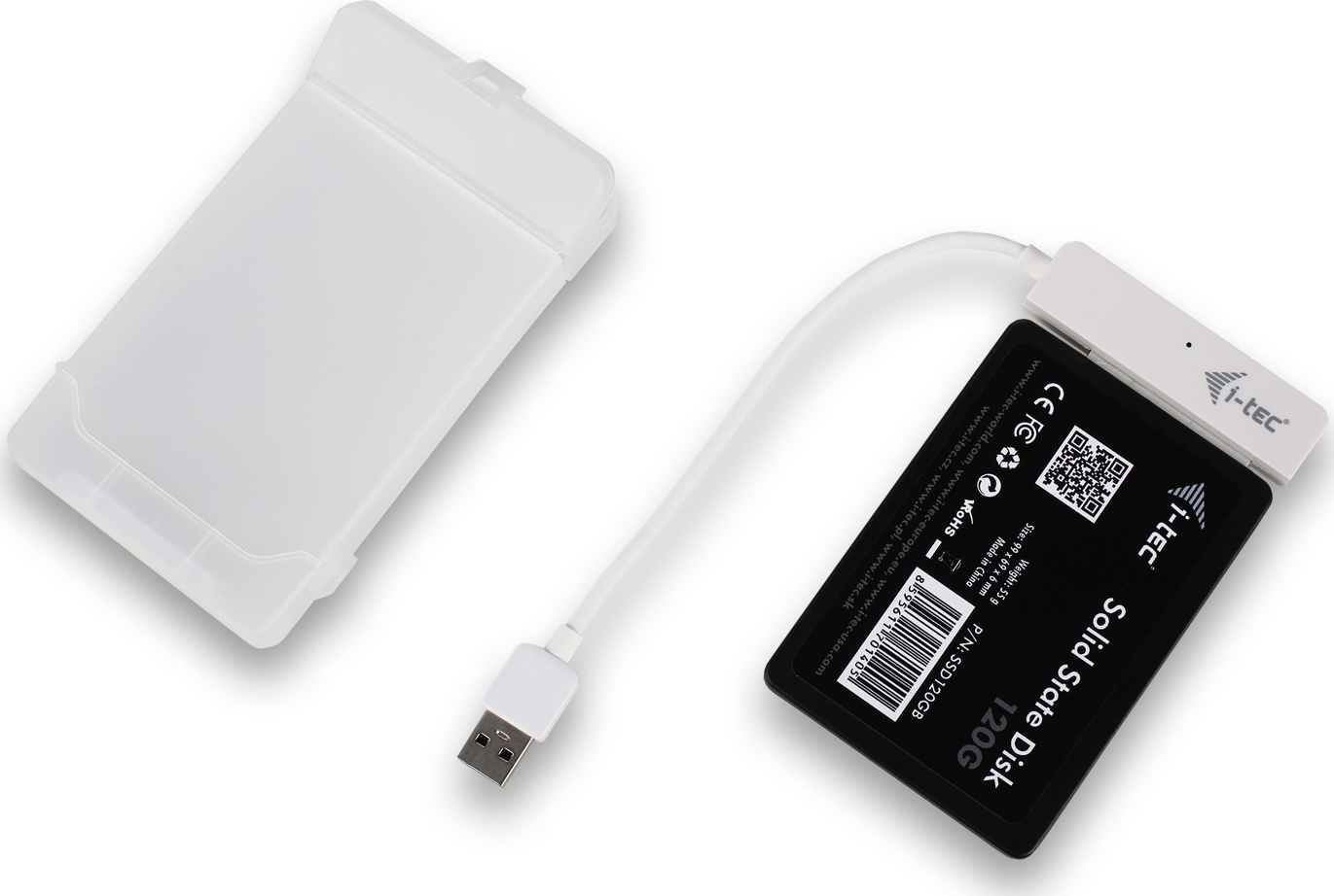 i-tec Mysafe Easy Θήκη για Σκληρό Δίσκο 2.5" SATA III με σύνδεση USB3.0 σε Διάφανο χρώμα (MYSAFEU314) - Image 3
