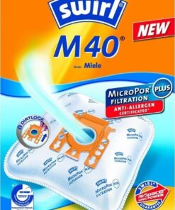 Swirl M40 Σακούλες Σκούπας 4τμχ Συμβατή με Σκούπα Miele