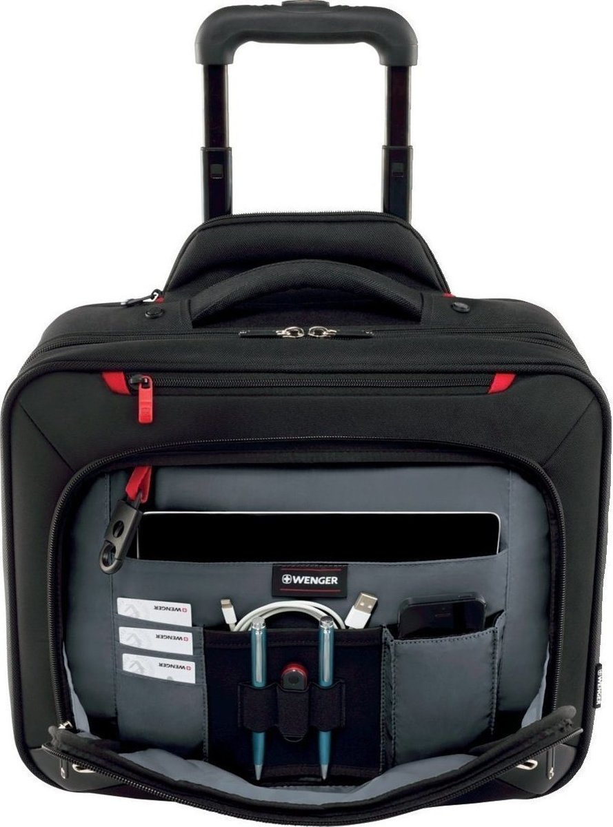 Wenger Transfer Τσάντα Laptop 16" με Ροδάκια Μαύρη - Image 2