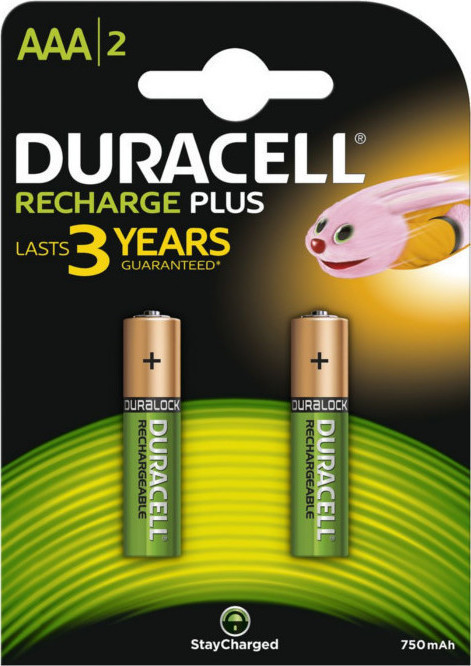 Duracell Recharge Plus AAA 750mAh 1.2V 2τμχ