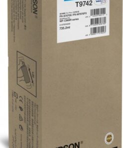 Epson T9742 Cyan Γνήσιο Μελάνι Εκτυπωτή InkJet Κυανό (C13T974200)