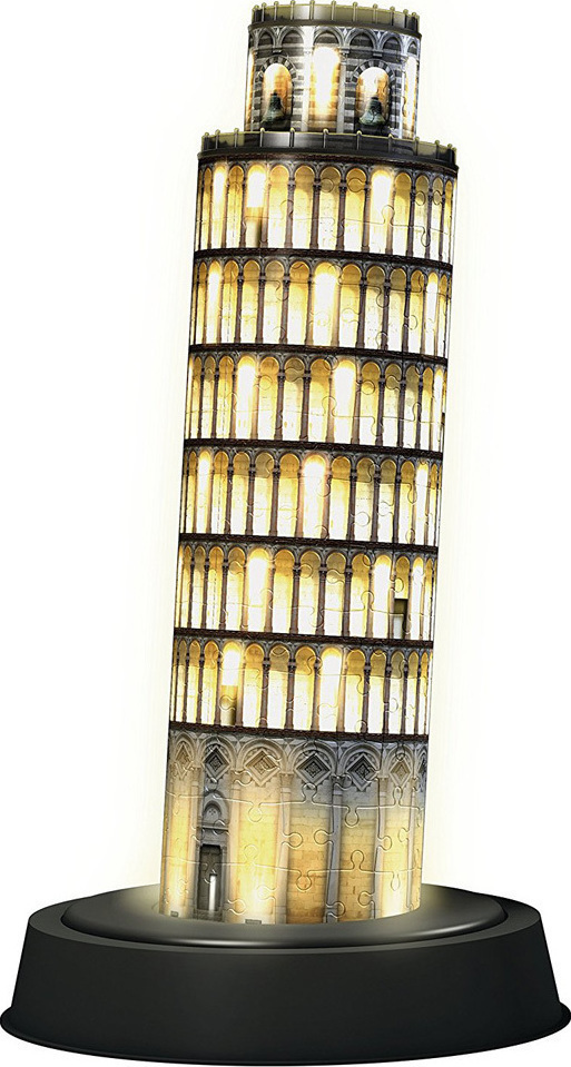 Puzzle Ο Κεκλιμένος Πύργος της Πίζας Night Edition 3D 216 Κομμάτια - Image 2