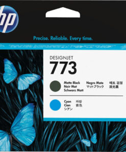 HP 773 Matte Black/Cyan Γνήσιο Μελάνι Εκτυπωτή InkJet Μαύρο (C1Q20A)