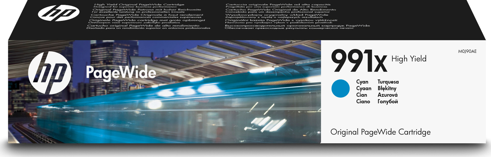 HP 991X Γνήσιο Μελάνι Εκτυπωτή InkJet Κυανό (M0J90AE)