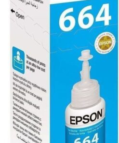 Epson 664 Γνήσιο Μελάνι Εκτυπωτή InkJet Κυανό (C13T66424A)