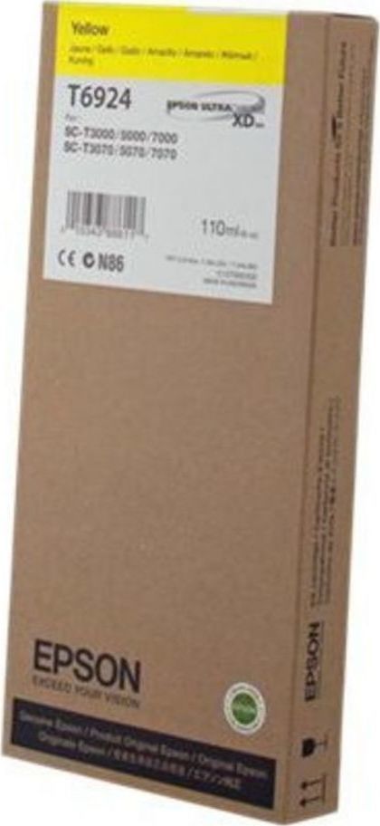 Epson T6924 Γνήσιο Μελάνι Εκτυπωτή InkJet Κίτρινο (C13T692400) - Image 2