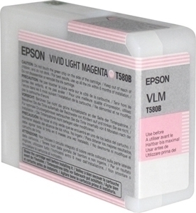 Epson T580B Γνήσιο Μελάνι Εκτυπωτή InkJet Ανοιχτό Ματζέντα (C13T580B00) - Image 2