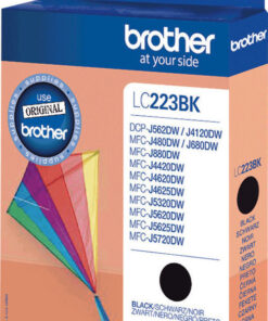 Brother LC223 Γνήσιο Μελάνι Εκτυπωτή InkJet Μαύρο (LC-223BK)