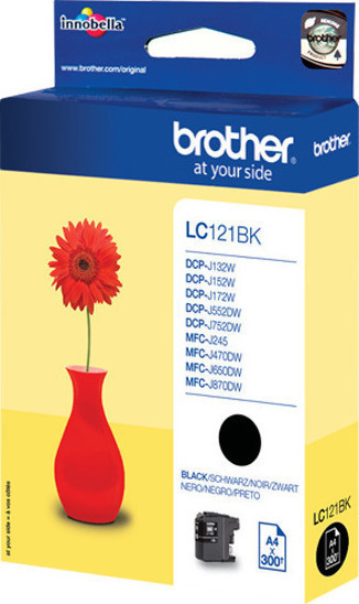 Brother LC121 Γνήσιο Μελάνι Εκτυπωτή InkJet Μαύρο (LC-121BK) - Image 2