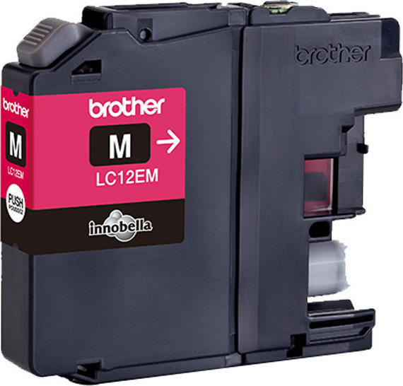 Brother LC12E Magenta Γνήσιο Μελάνι Εκτυπωτή InkJet Ματζέντα (LC-12EM) - Image 2