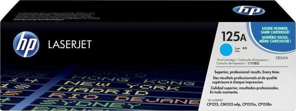 HP 125A Γνήσιο Toner Laser Εκτυπωτή Κυανό 1400 Σελίδων (CB541A)