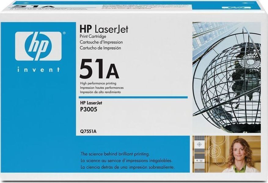 HP 51A Γνήσιο Toner Laser Εκτυπωτή Μαύρο 6500 Σελίδων (Q7551A) - Image 2