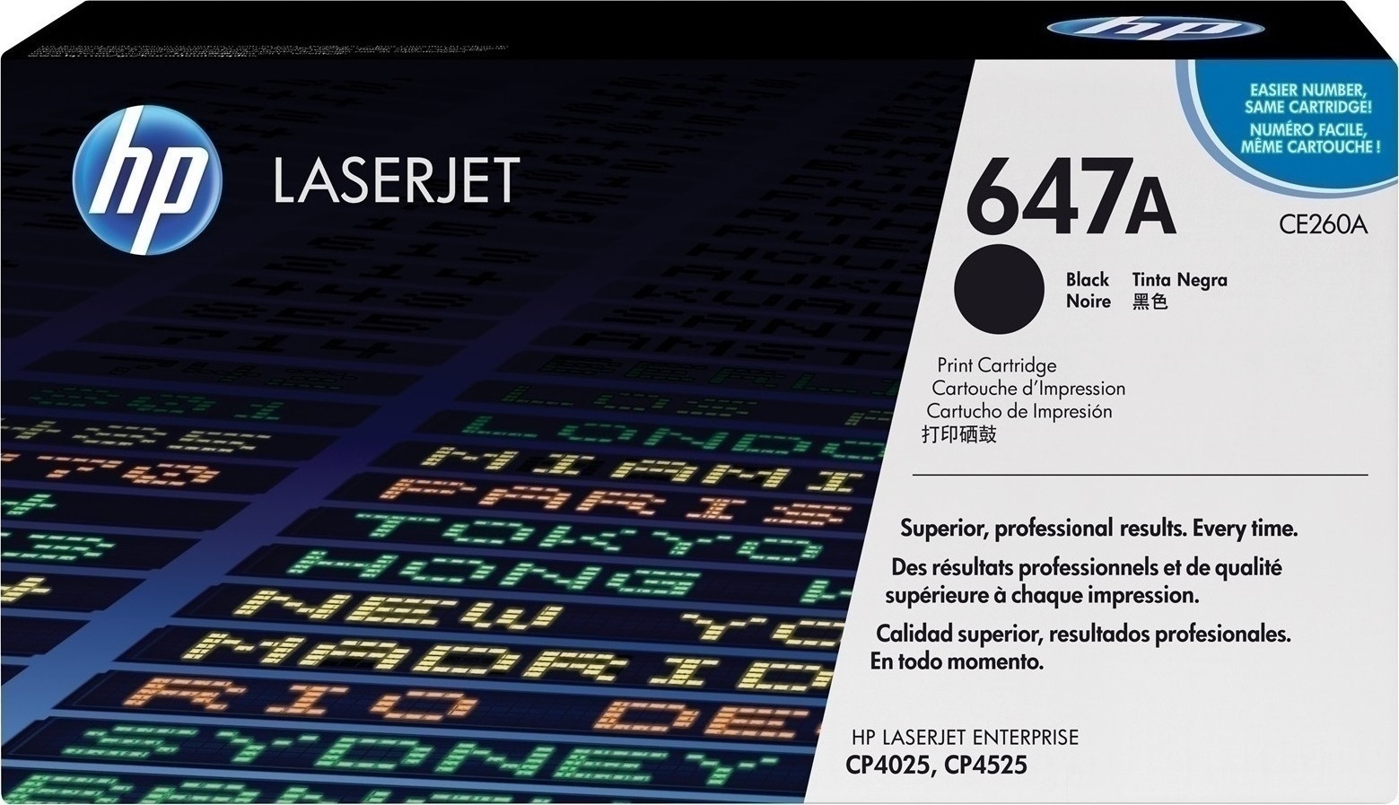 HP 647A Γνήσιο Toner Laser Εκτυπωτή Μαύρο 8500 Σελίδων (CE260A)