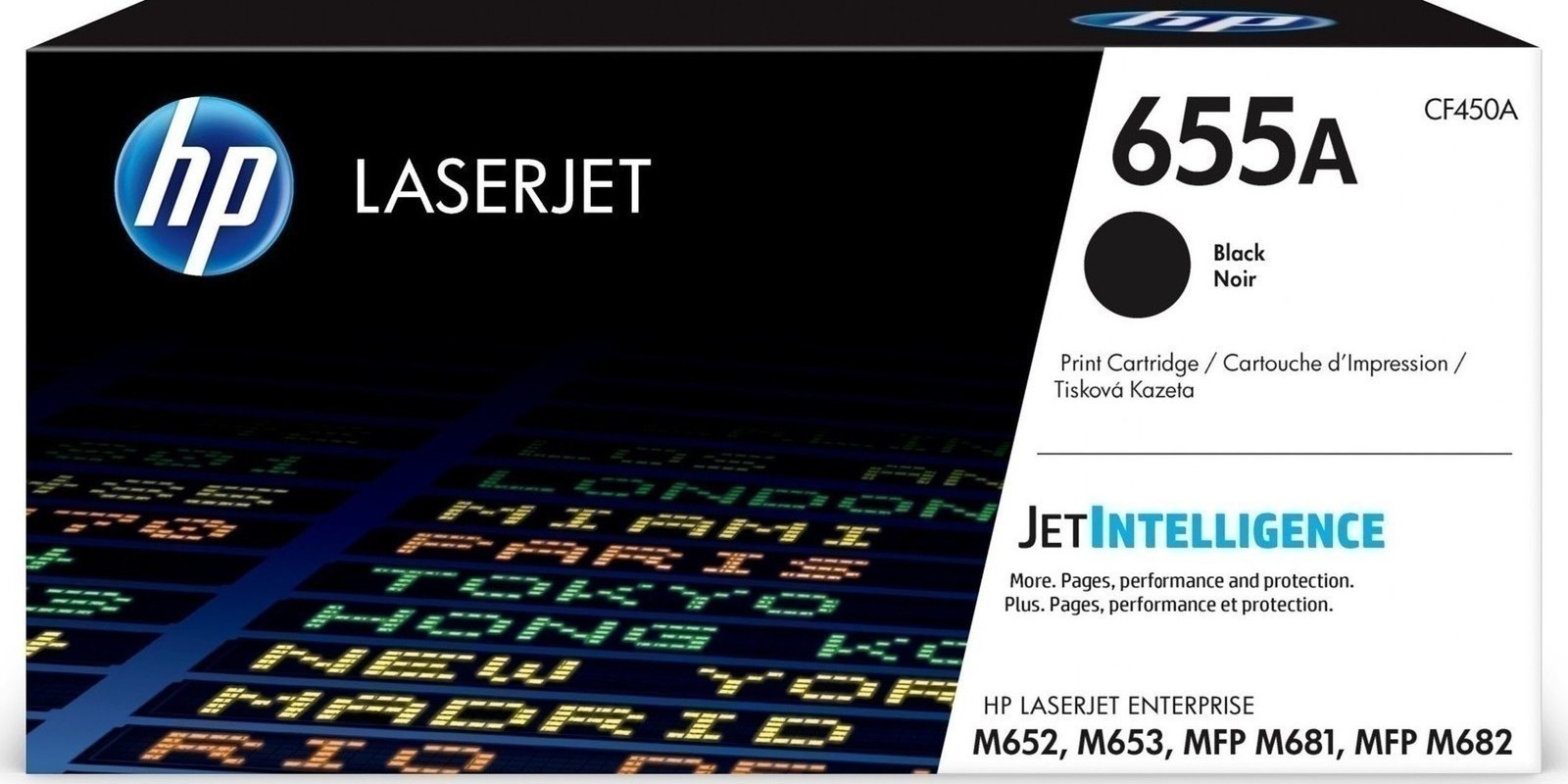 HP 655A Γνήσιο Toner Laser Εκτυπωτή Μαύρο 12500 Σελίδων (CF450A)