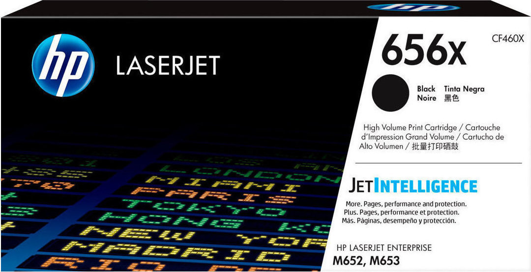 HP 656X Γνήσιο Toner Laser Εκτυπωτή Μαύρο High Yield 27000 Σελίδων (CF460X)