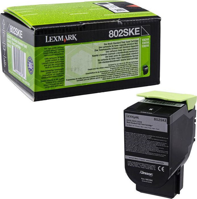 Lexmark 80C2SKE Γνήσιο Toner Laser Εκτυπωτή Μαύρο