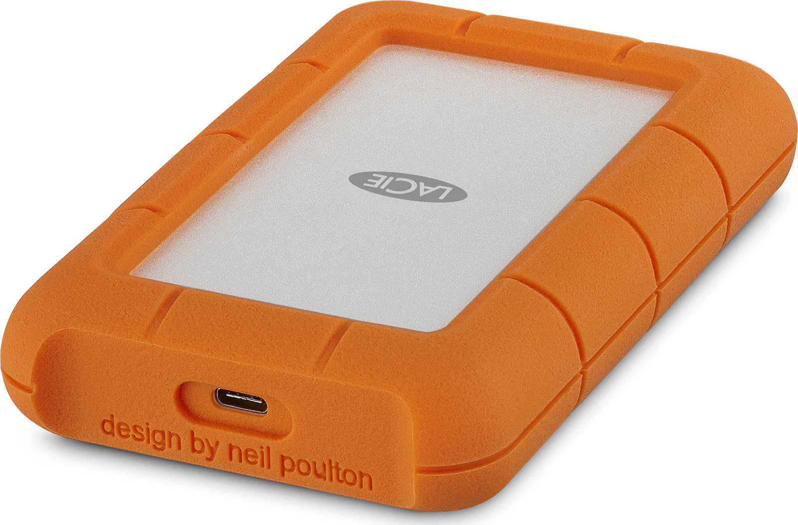 Lacie Rugged USB-C USB-C / USB 3.1 Εξωτερικός HDD 2TB 3.5" Πορτοκαλί
