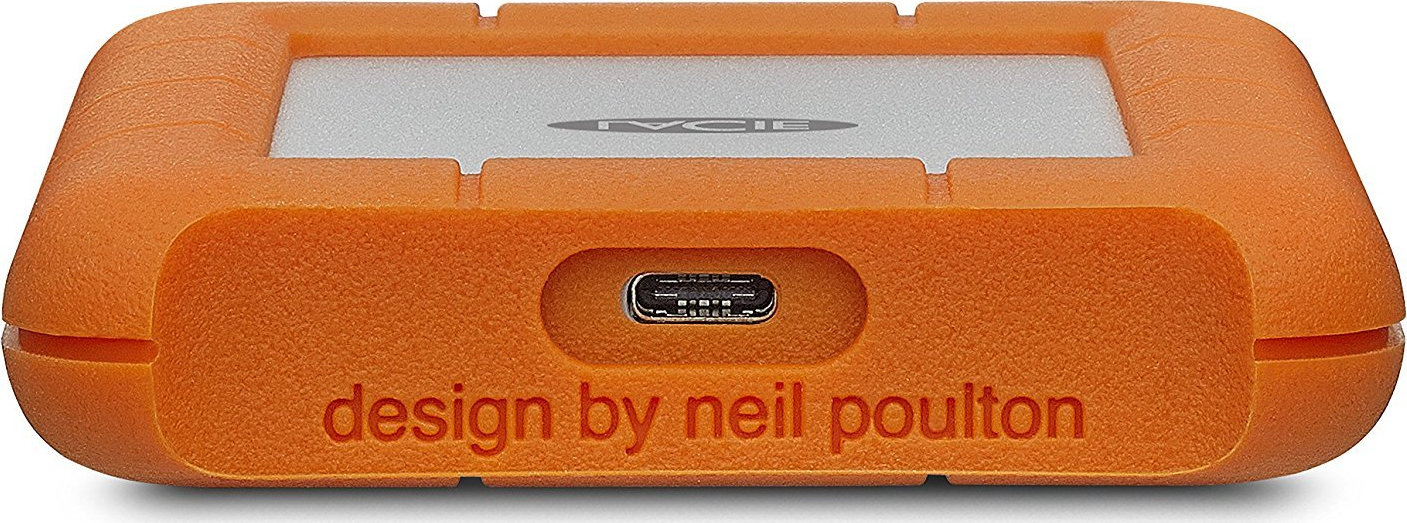 Lacie Rugged USB-C USB-C / USB 3.1 Εξωτερικός HDD 2TB 3.5" Πορτοκαλί - Image 5