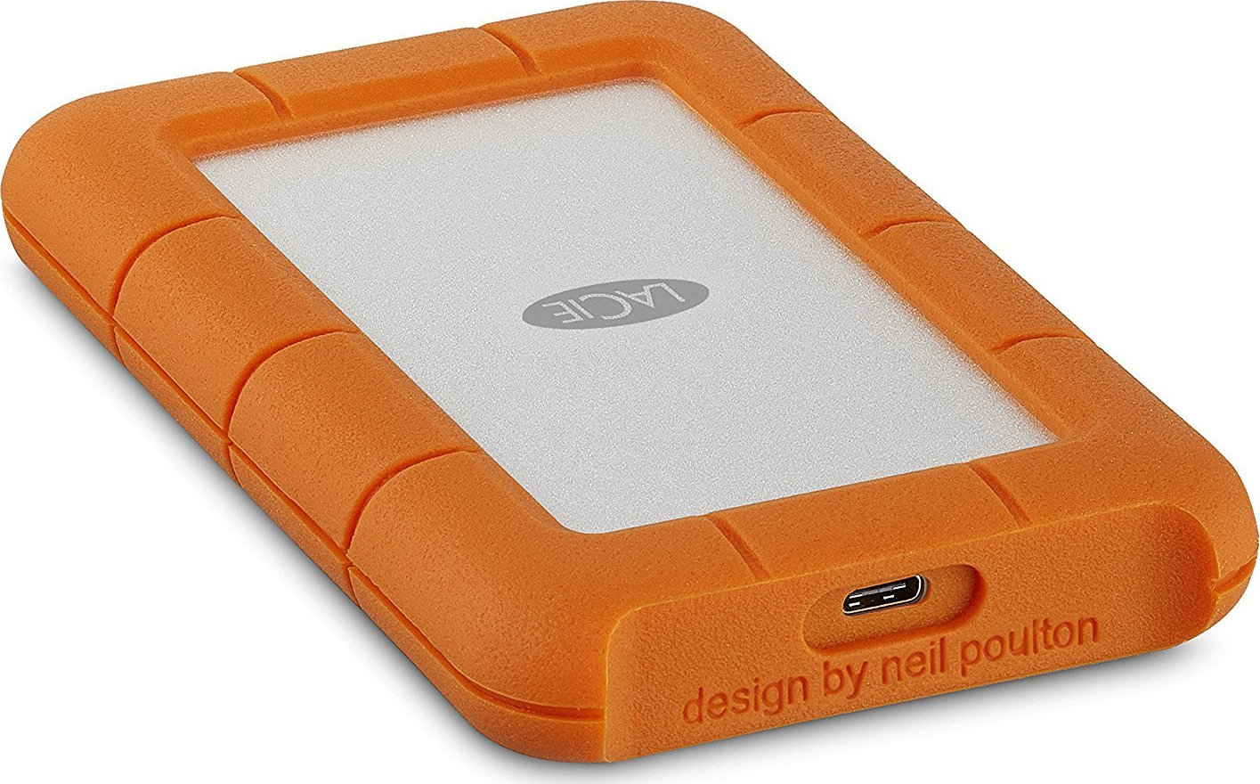 Lacie Rugged USB-C USB-C / USB 3.1 Εξωτερικός HDD 2TB 3.5" Πορτοκαλί - Image 2