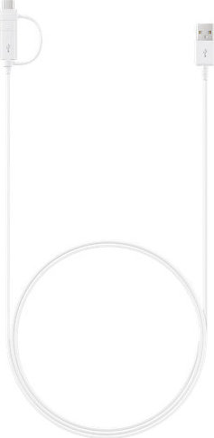 Samsung Regular USB to micro USB / Type-C Cable 3A Λευκό 1.5m (EP-DG930DWEGWW) - Image 3