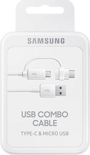 Samsung Regular USB to micro USB / Type-C Cable 3A Λευκό 1.5m (EP-DG930DWEGWW) - Image 4