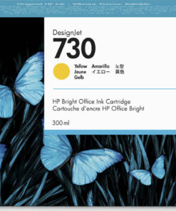 HP 730 Γνήσιο Μελάνι Εκτυπωτή InkJet Κίτρινο (P2V70A)