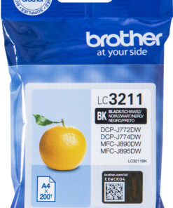 Brother LC-3211 Γνήσιο Μελάνι Εκτυπωτή InkJet Μαύρο (LC-3211BK)