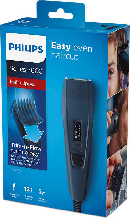 Philips Series 3000 Κουρευτική Μηχανή Μπλε HC3505/15 - Image 4