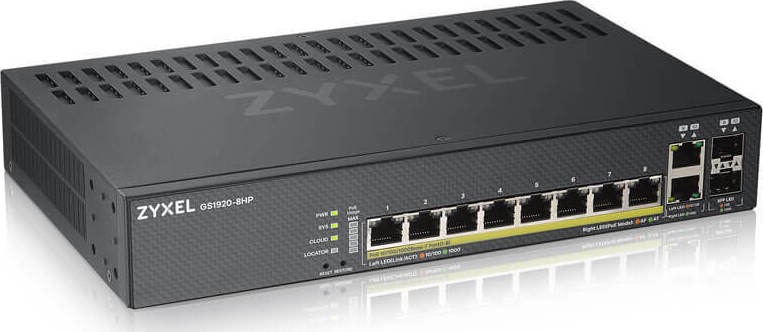 Zyxel GS1920-8HPV2 v1 Managed L2 PoE+