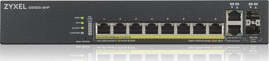 Zyxel GS1920-8HPV2 v1 Managed L2 PoE+ - Image 3